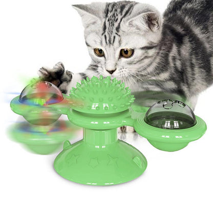 Scratch Hair Windmill Cat Toy